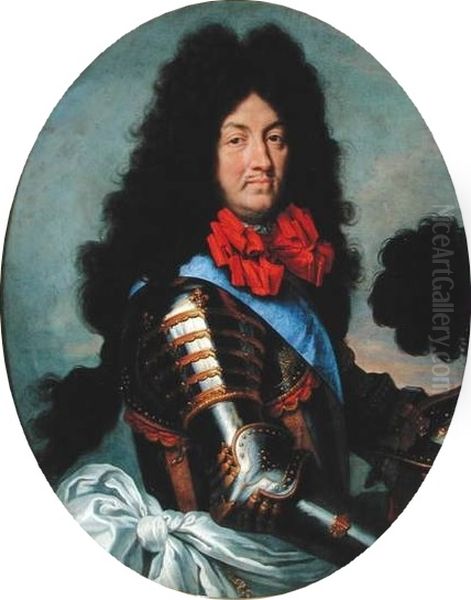 Portrait ofLouis XIV of France(1638-1715) Oil Painting by unknown