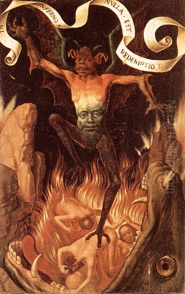 Hell Oil Painting by (manner of) Memling, Hans