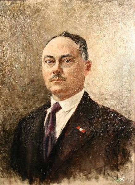 Ritratto Del Marchese Di ... Oil Painting by Evaristo Cappelli