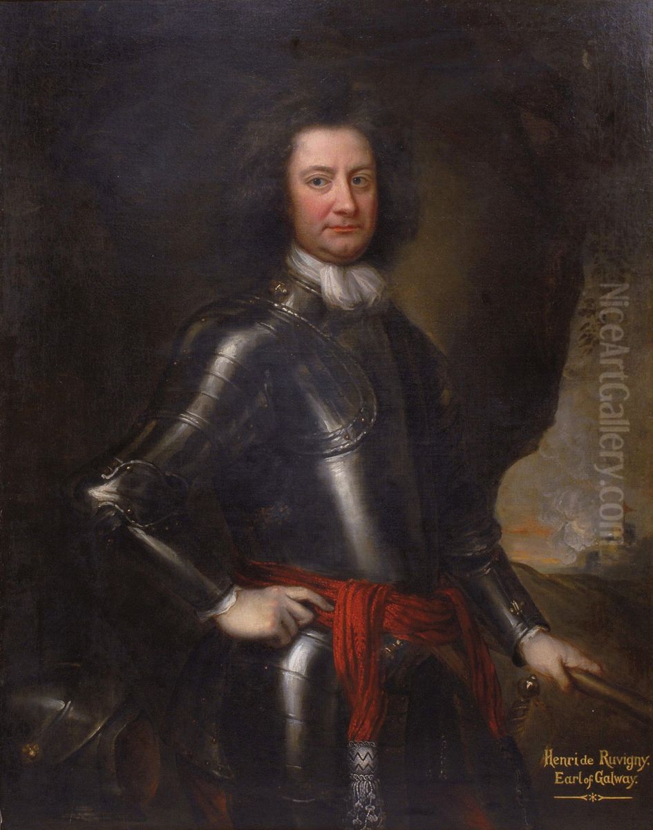 Henri de Ruvigny, Earl of Galway Oil Painting by Michael Dahl