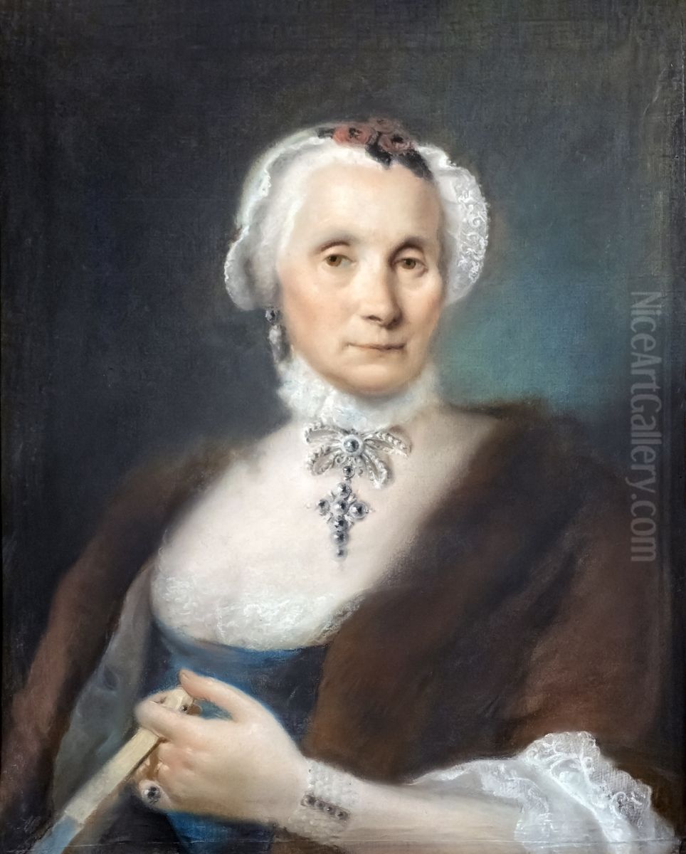 Portrait of Cecilia Guardi Tiepolo Oil Painting by Lorenzo Tiepolo