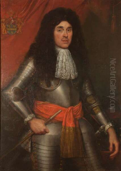 Portrait of Christoffel van Spoelberch Oil Painting by Balthasar van Lemens