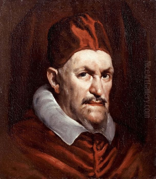 Ritratto di papa Innocenzo X Oil Painting by Diego Rodriguez de Silva y Velazquez