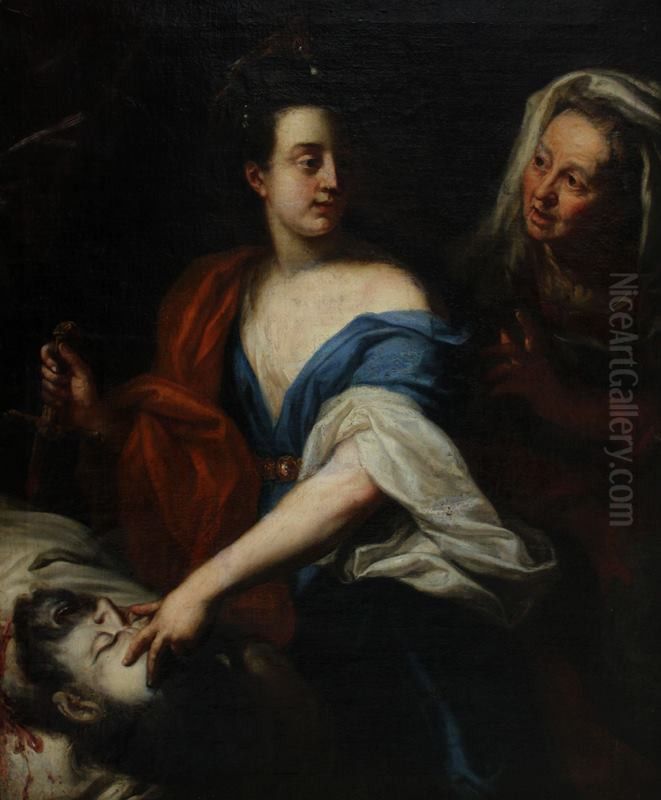 Judith and Holofernes Oil Painting by Anthoni Schoonjans