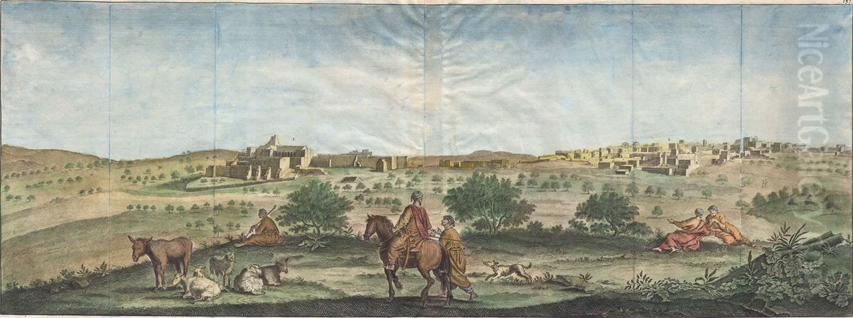 Bethlehem Oil Painting by Cornelis De Bruijn