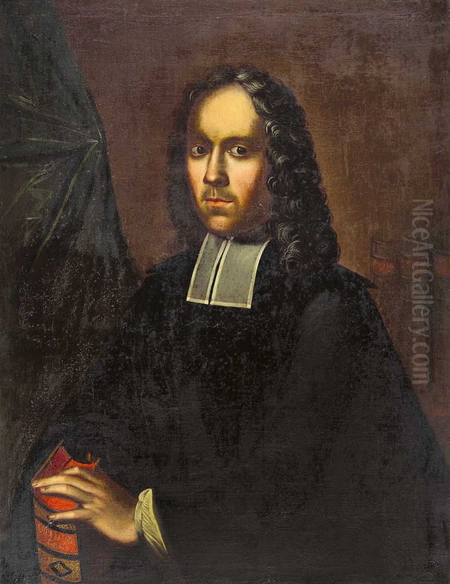 Bildnis Beat Ludwig Benteli (1679-1752), Feldprediger in hollandischen Diensten im Regiment Sturler, Pfarrer zu Huttwil. Oil Painting by unknown