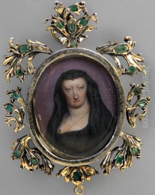 Portrait of Maria Anna of Neuburg Oil Painting by Jan van, the Younger Kessel