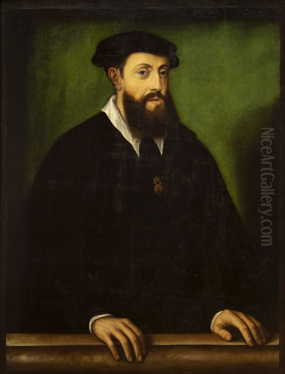 Charles V of Spain Oil Painting by Antonis Mor