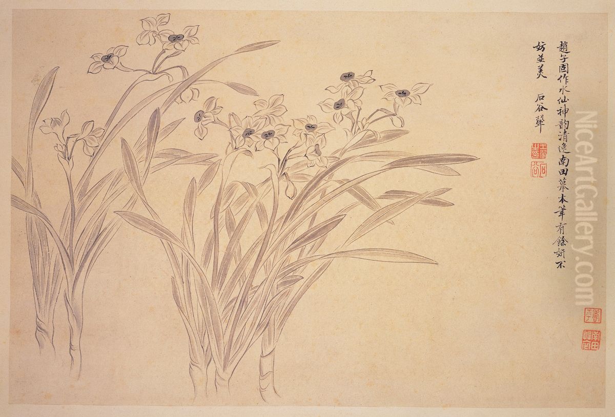 zhong wen: shui xian Oil Painting by Yun Shouping