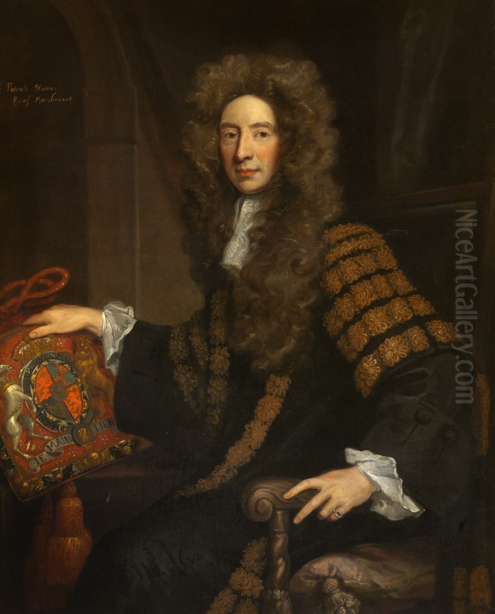 Portrait ofPatrick Hume, 1st Earl of Marchmont(1641-1724) Oil Painting by Godfrey Kneller
