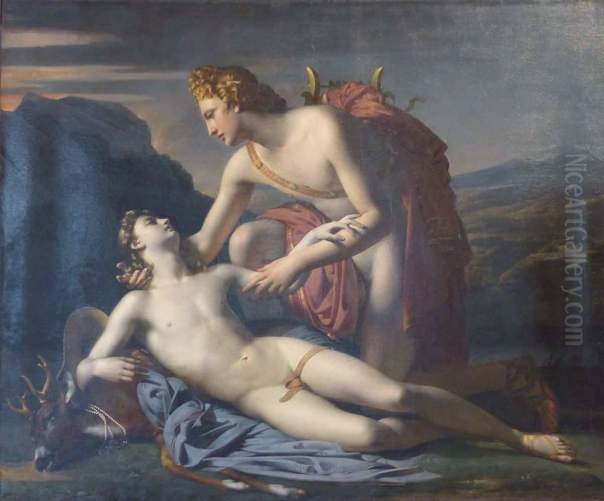 Apollo and Cyparissus Oil Painting by Claude-Marie Dubufe