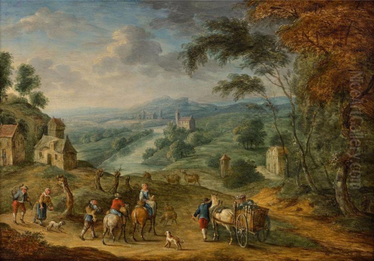 Summer landscape Oil Painting by Andreas Martin