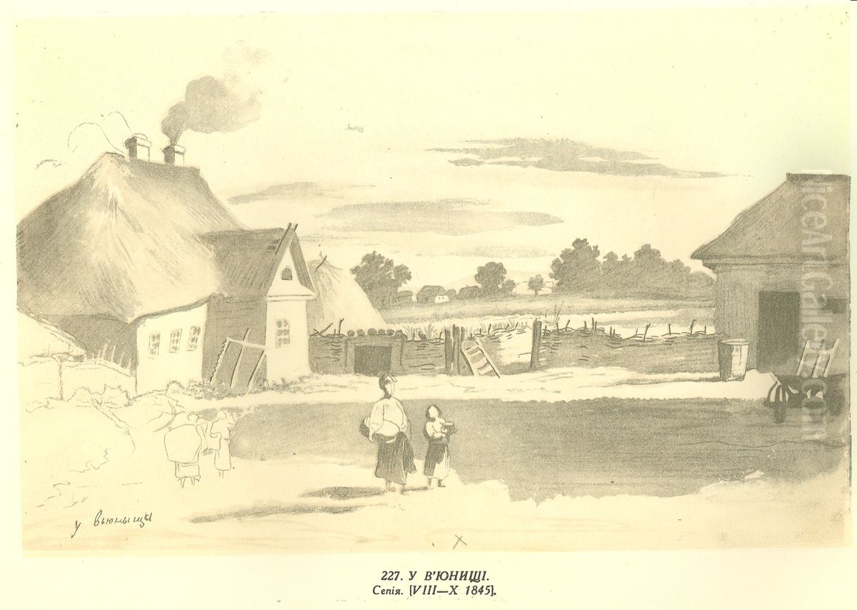 U V'unisi Oil Painting by Taras Shevchenko