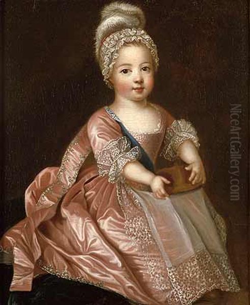 Portrait deLouis XV of Franceenfant Oil Painting by Pierre Gobert