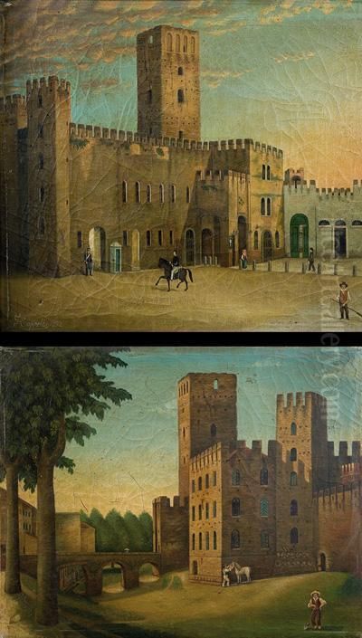 Vistas Italianas Oil Painting by G Cappello