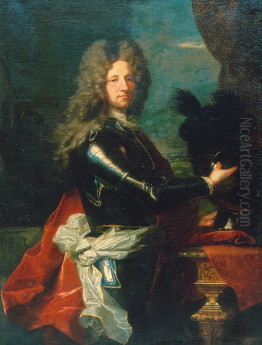 Portrait ofMarc de Beauvau(1676-1754) Oil Painting by Hyacinthe Rigaud
