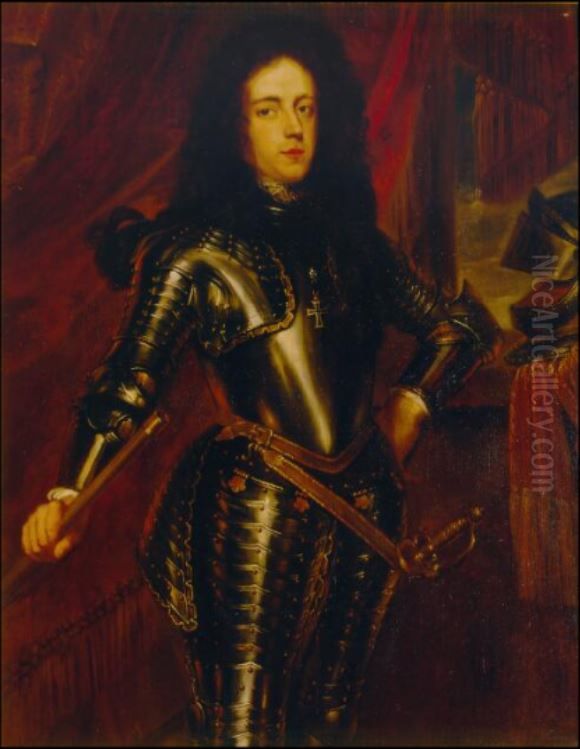 Portrait of Hendrik Casimir II, vorst van Nassau-Dietz (1657-1696) Oil Painting by Lancelot Volders