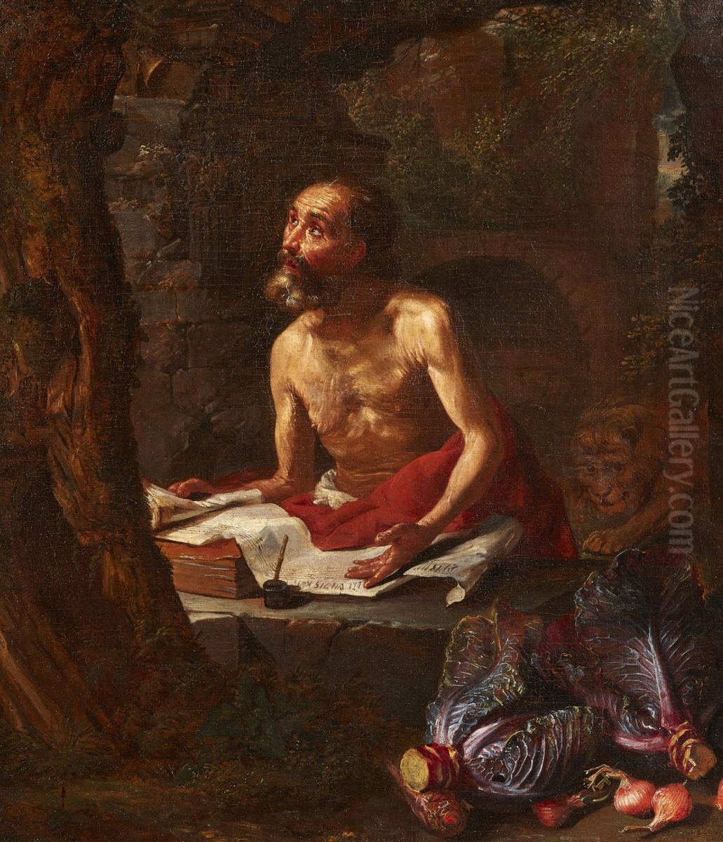 Saint Jerome Oil Painting by Pieter Snyers