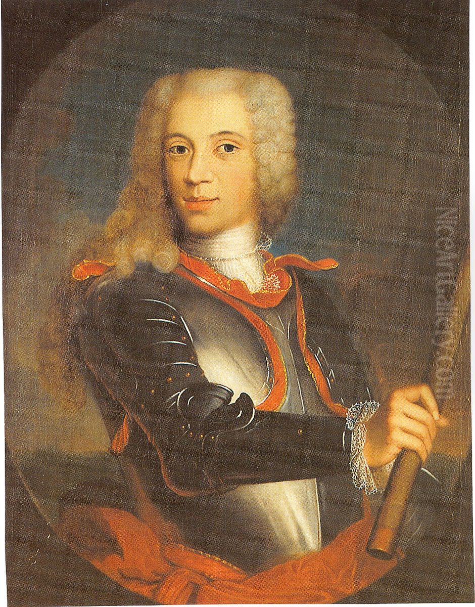 Portrait ofWilliam IV, Prince of Orange(1711-1751) Oil Painting by Unidentified painter