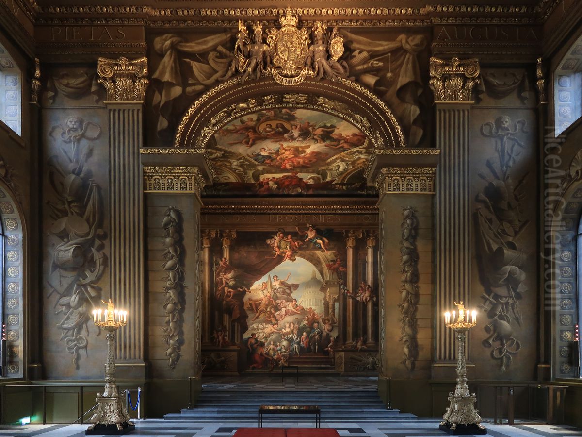The Painted Hall Oil Painting by James Thornhill