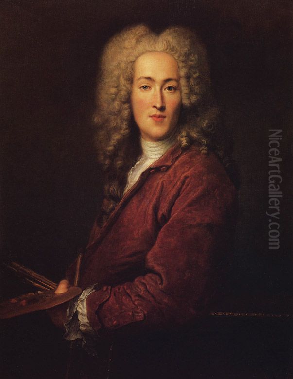 Self-portrait Oil Painting by Nicolas Lancret