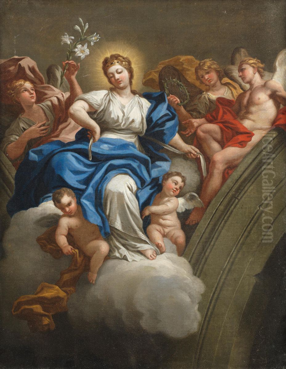 The Eritrean Sibyl Oil Painting by Paolo de Maio