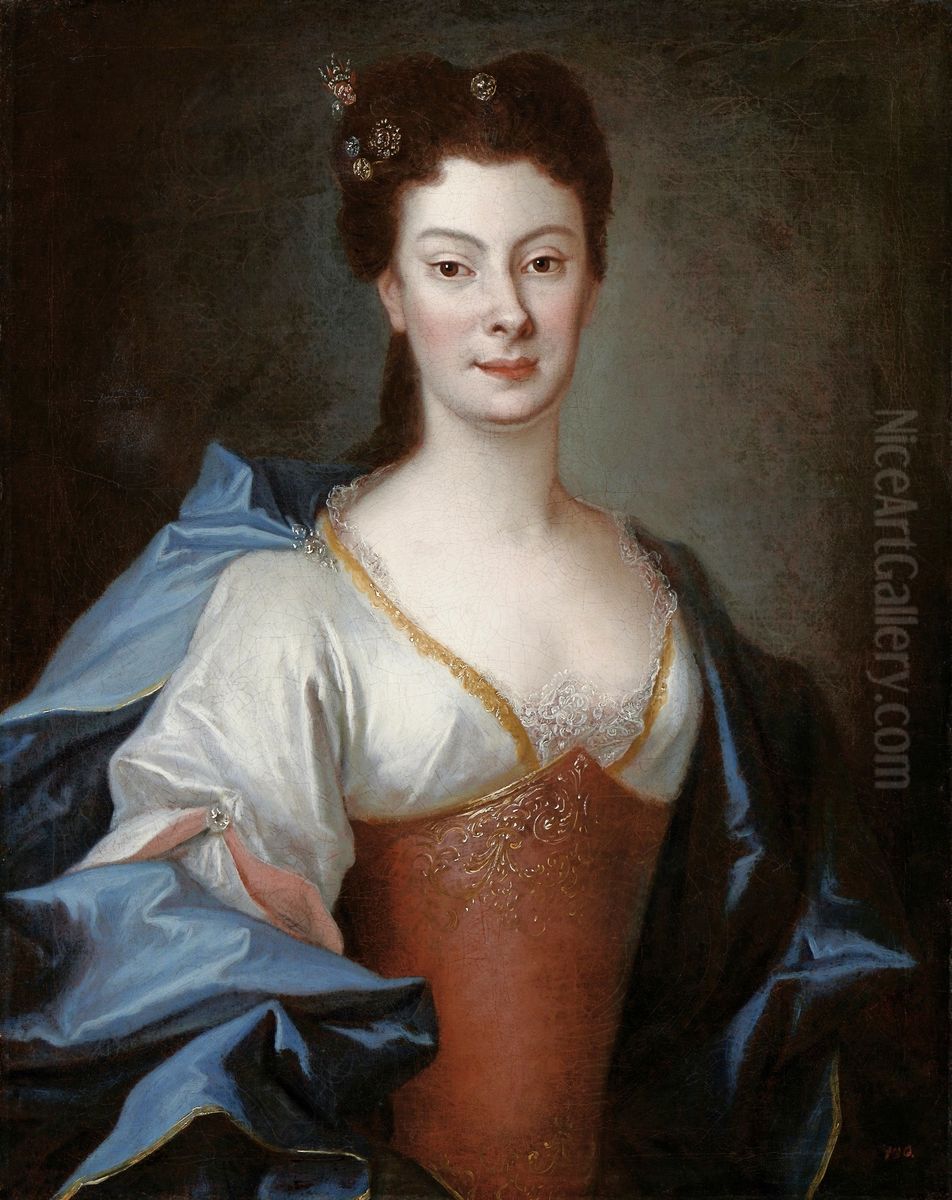 Portrait of Anna Orzelska. Oil Painting by Louis de Silvestre