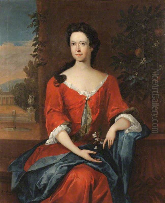 Portrait said to be of Mary Liddell Oil Painting by unknown