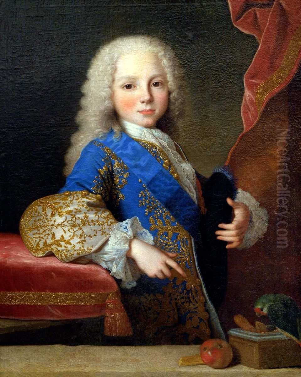 L'Infant Philippe de Bourbon, futur duc de Parme, de Plaisance et de Guastalla, dans son enfance Oil Painting by Jean Ranc