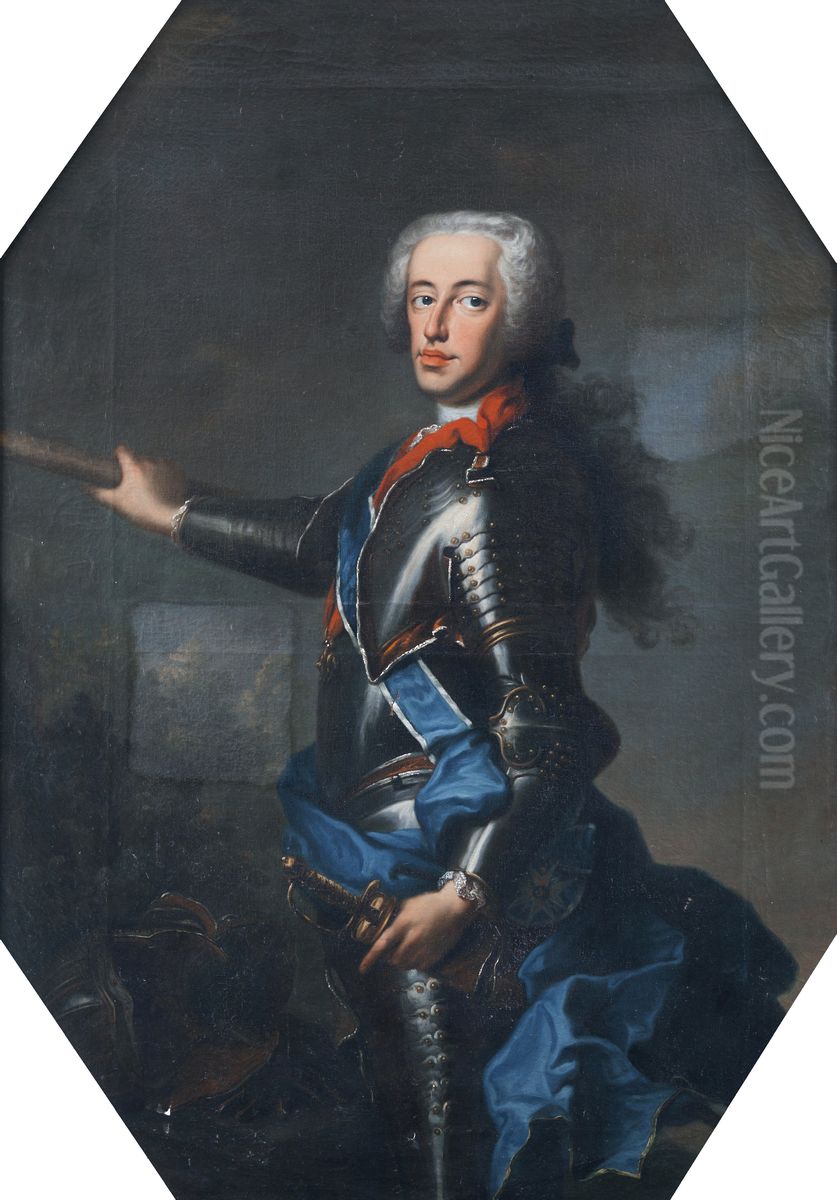 Kurfurst Karl Albrecht von Bayern (1697-1745) Oil Painting by Franz Joseph Winder