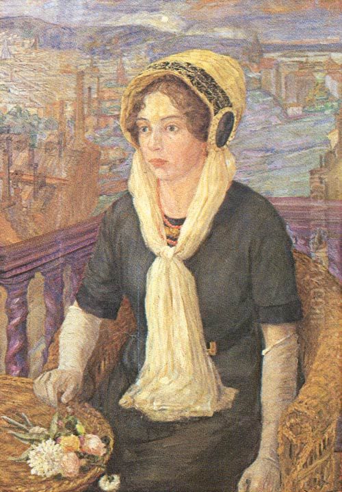 Portrait of Sigrid Undset Oil Painting by Anders Castus Svarstad