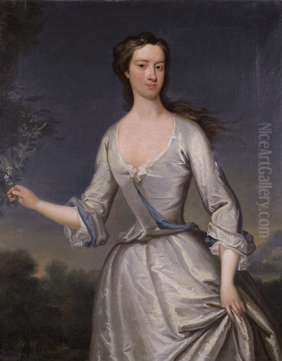 Portrait ofHarriet Pelham-Holles, Duchess of Newcastle-upon-Tyne(d.1776) Oil Painting by Charles Jervas