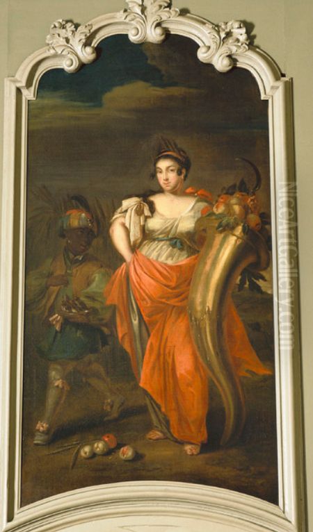 Summer Oil Painting by Frans Breydel