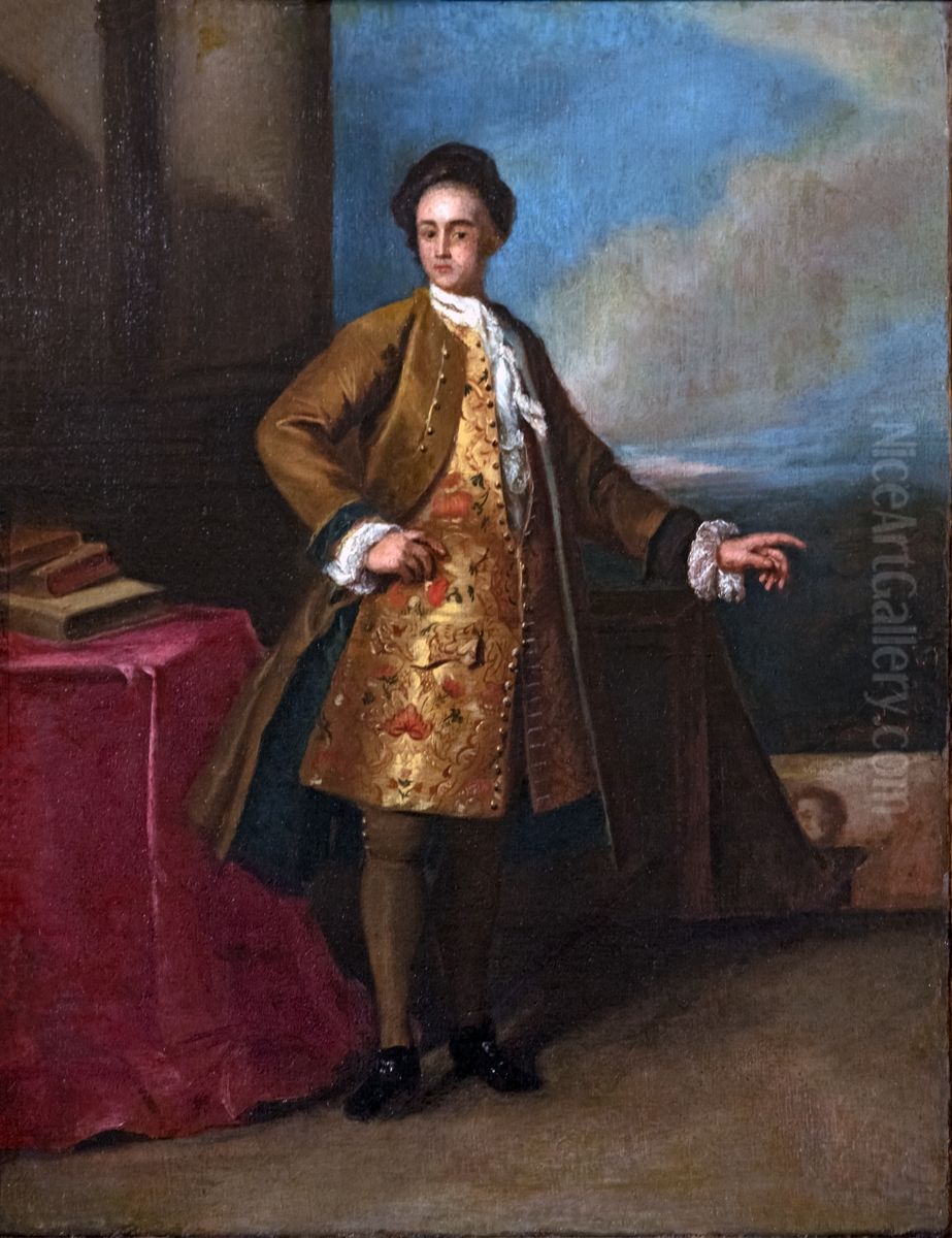 Portrait of Samuel Egerton Oil Painting by Bartolomeo Nazari
