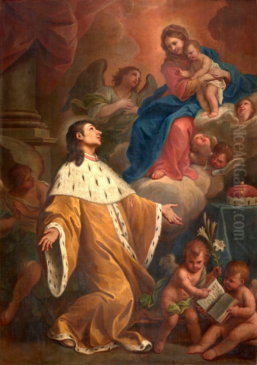 Wizja sw. Kazimierza. Oil Painting by Szymon Czechowicz