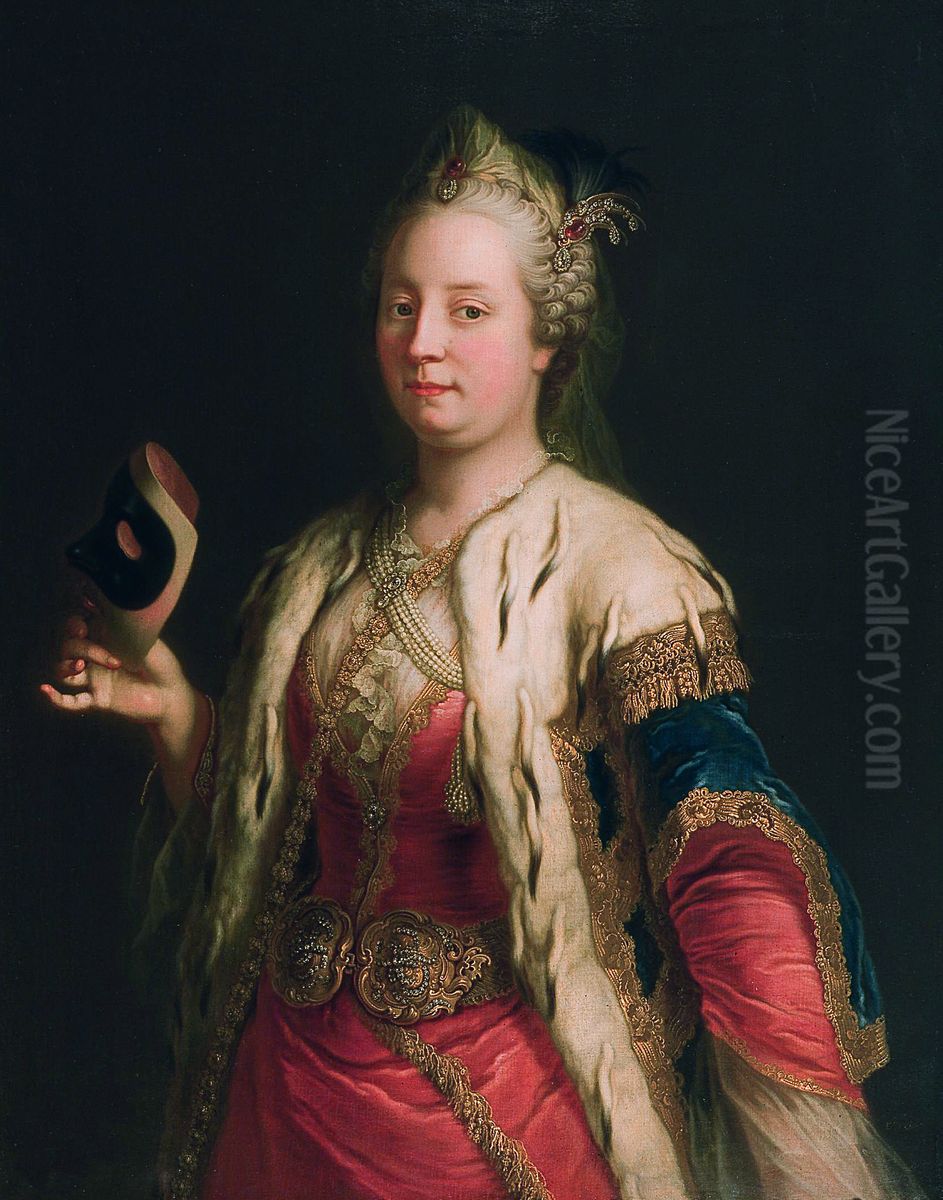 Portrait ofMaria Theresia(1717-1780) Oil Painting by Martin Van Meytens