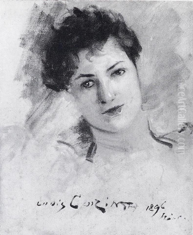 Portrat Emmi Sieger Oil Painting by Lovis (Franz Heinrich Louis) Corinth