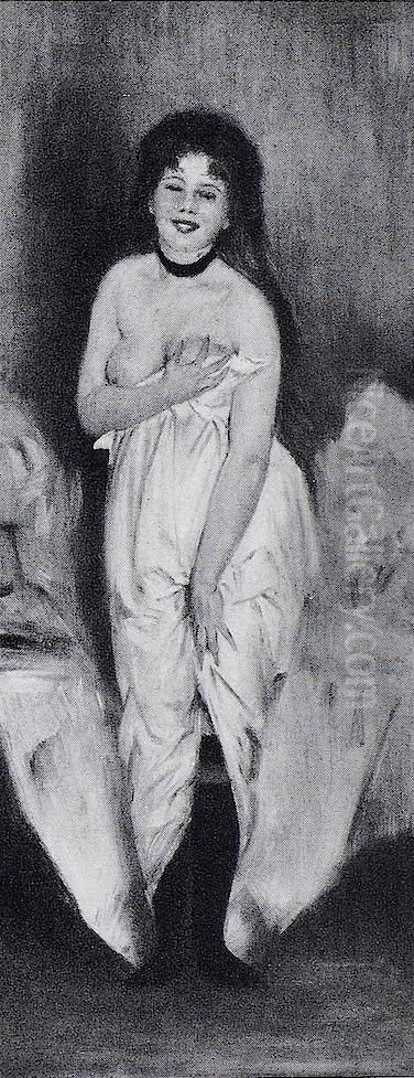 Das lustige Madchen Oil Painting by Lovis (Franz Heinrich Louis) Corinth