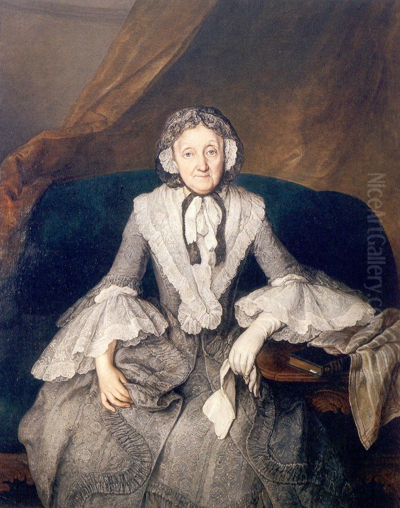 Bildnis einer alten Dame Oil Painting by Joachim Martin Falbe