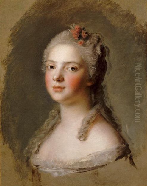 Marie Adelaide of France(1732-1800), daughter of Louis XV Oil Painting by Jean-Marc Nattier