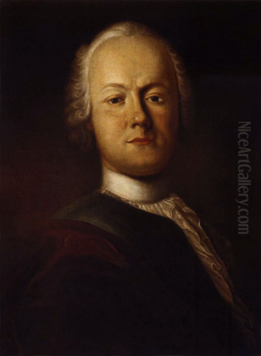 Portrait of Friedrich Gottlieb Klopstock (1724-1803) Oil Painting by Johann Caspar Fussli