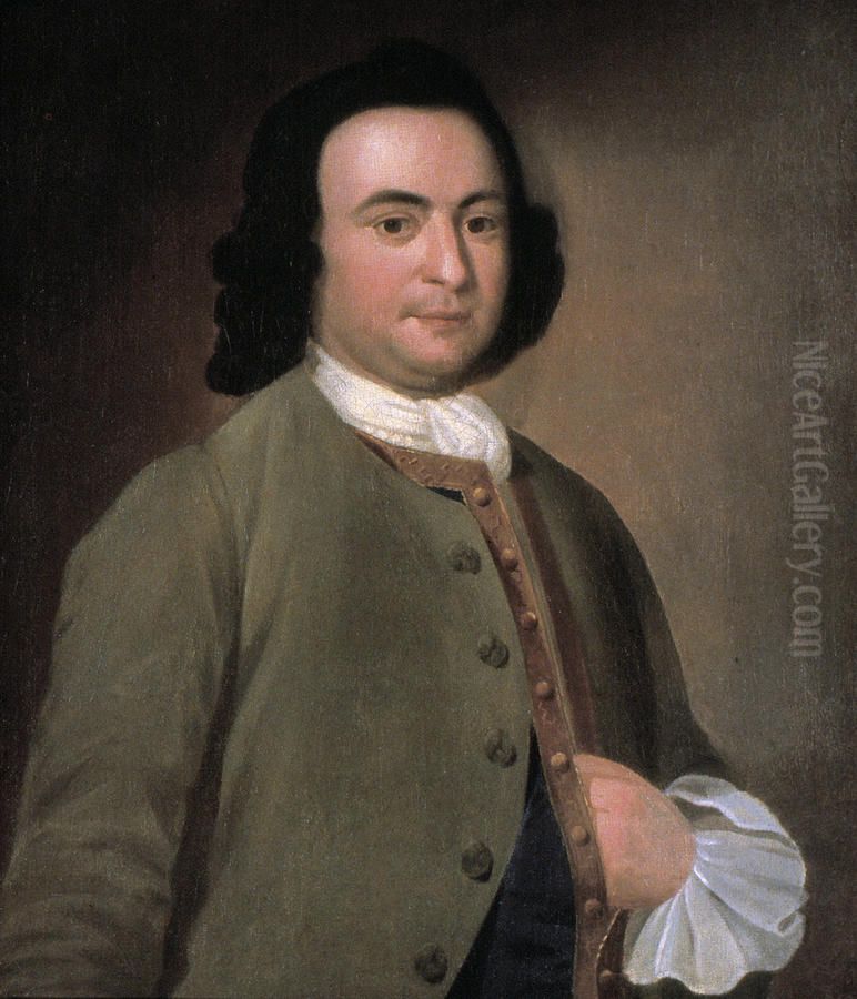 Portrait ofGeorge Mason(1725-1792) Oil Painting by John Hesselius