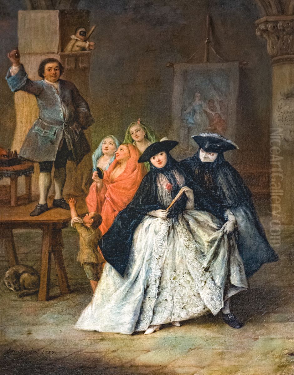 The Charlatan Oil Painting by Pietro Longhi