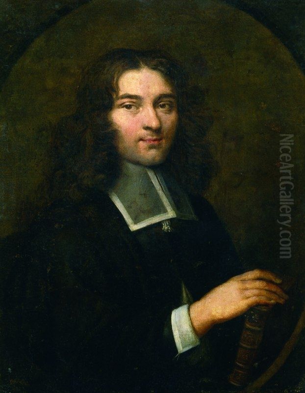 Portrait of Pierre Bayle (1647-1706) Oil Painting by Louis Ferdinand Elle the Younger