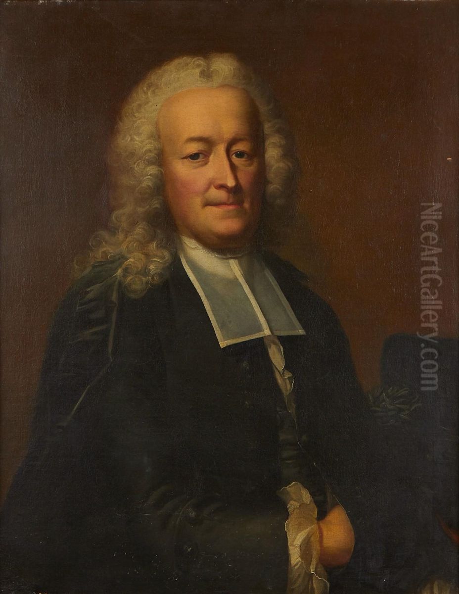Bildnis Johann Rudolf Kirchberger (1700-1789), Landvogt zu Fraubrunnen, Geleitsherr, Venner. Oil Painting by Jakob Emanuel Handmann