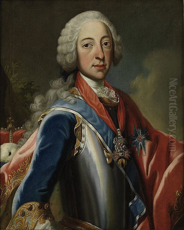 Kurfurst Maximilian III. Joseph von Bayern (1727-1777) Oil Painting by Georg Desmarees