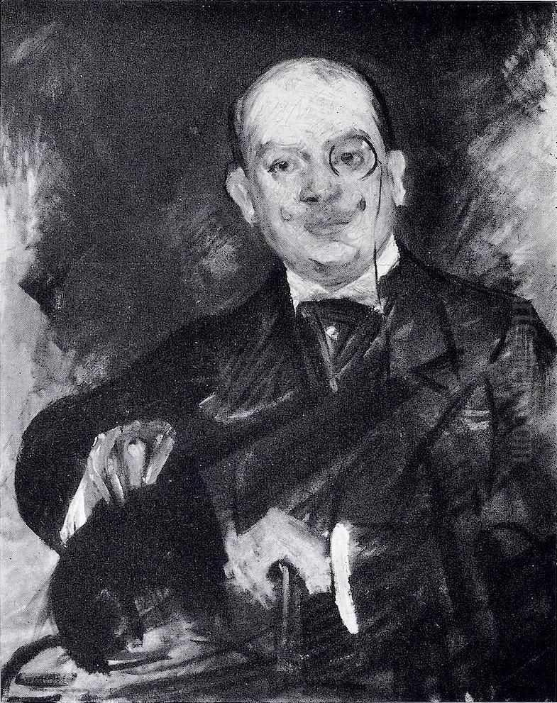 Portrat Ado von Wilke Oil Painting by Lovis (Franz Heinrich Louis) Corinth