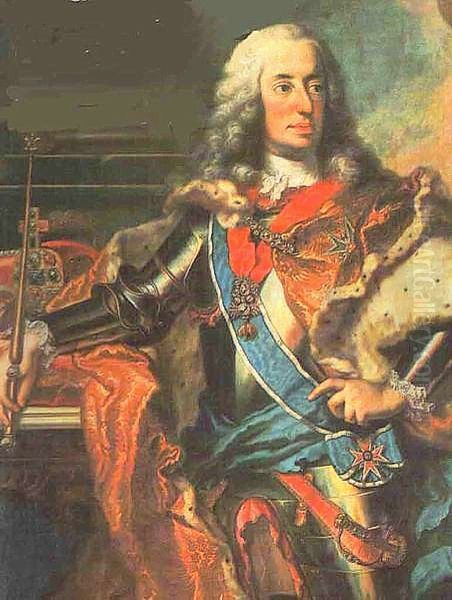 Portrait ofCharles VII, Holy Roman Emperor(1697-1745) Oil Painting by Georg Desmarees