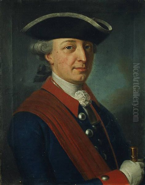 Viktor Steiger (1727-1822) Oil Painting by Jakob Emanuel Handmann