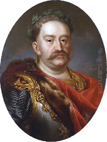 Portrait of John III Sobieski. Oil Painting by Marcello Bacciarelli